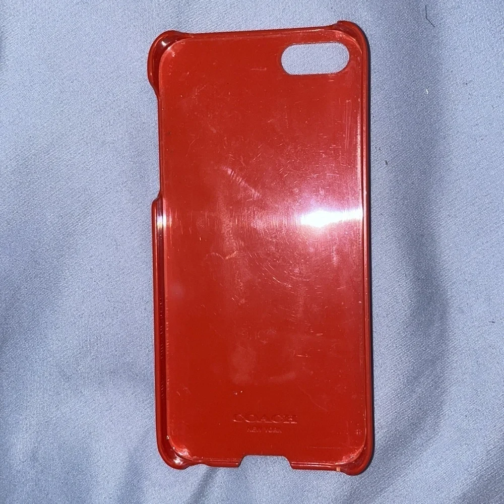 iPhone 5 Coach red dot case Apple